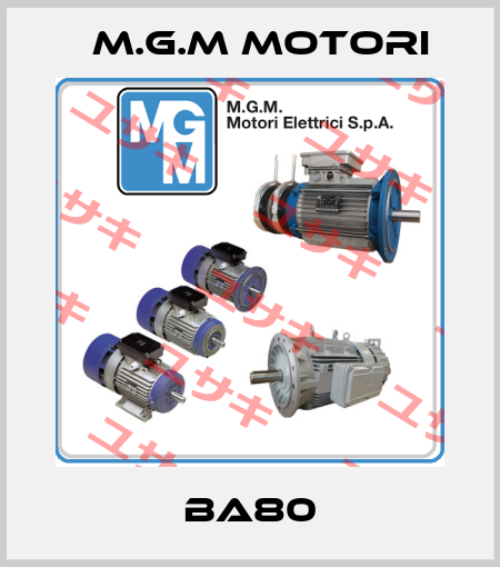 BA80 M.G.M MOTORI