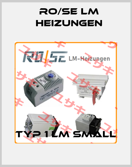 Typ 1 LM Small RO/SE LM Heizungen