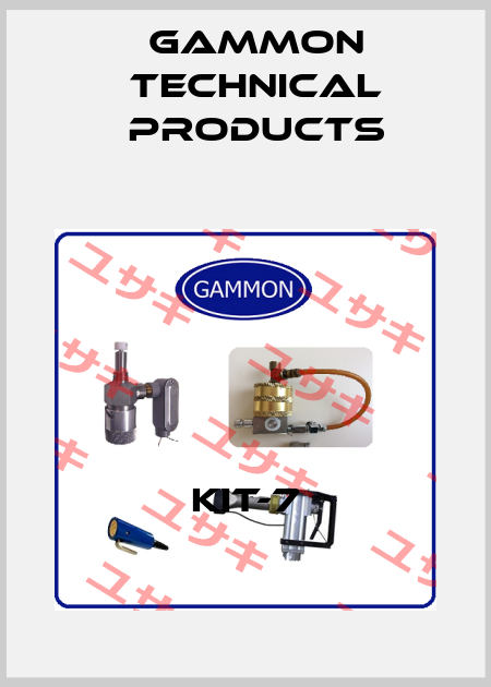 KIT-7 Gammon Technical Products