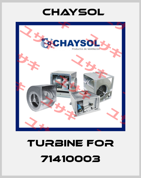 turbine for 71410003 Chaysol