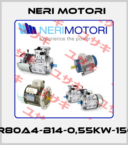 MR80A4-B14-0,55kW-1500 Neri Motori