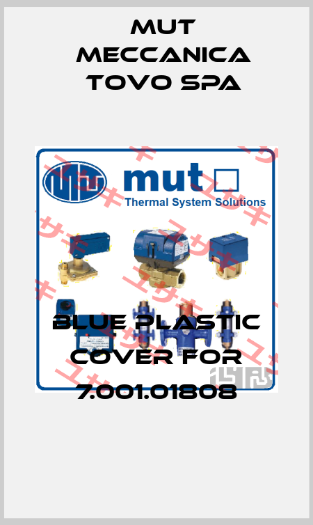 blue plastic cover for 7.001.01808 Mut Meccanica Tovo SpA