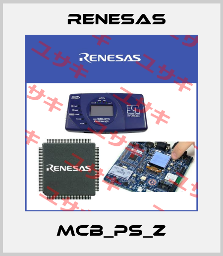 MCB_PS_Z Renesas