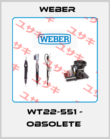 WT22-551 - OBSOLETE  Weber