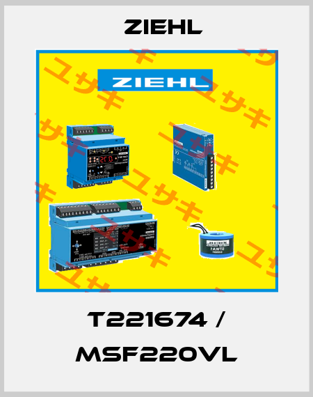 T221674 / MSF220VL Ziehl