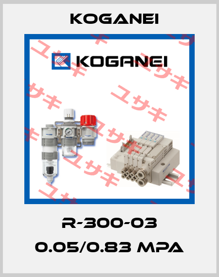 R-300-03 0.05/0.83 MPA Koganei