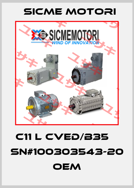 C11 L CVED/B35    SN#100303543-20 OEM Sicme Motori