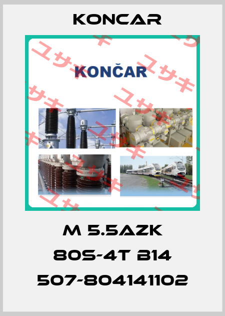 M 5.5AZK 80S-4T B14 507-804141102 Koncar