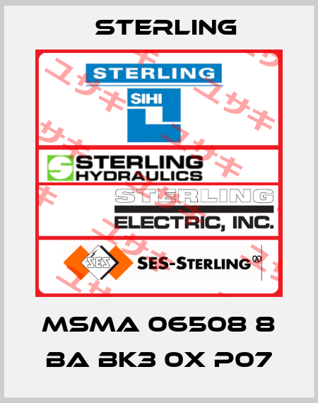 MSMA 06508 8 BA BK3 0X P07 Sterling