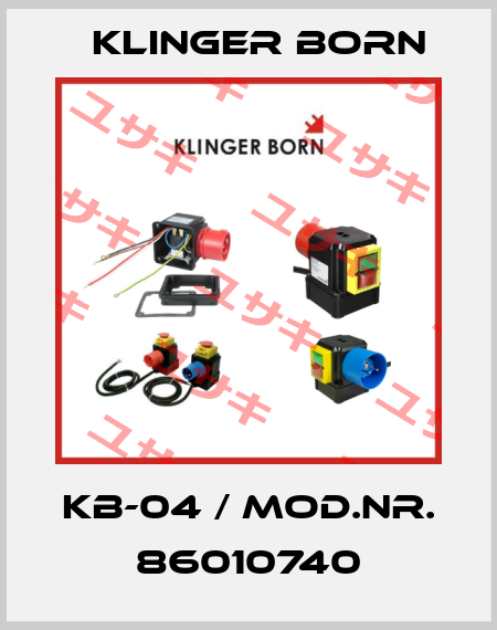 KB-04 / Mod.Nr. 86010740 Klinger Born