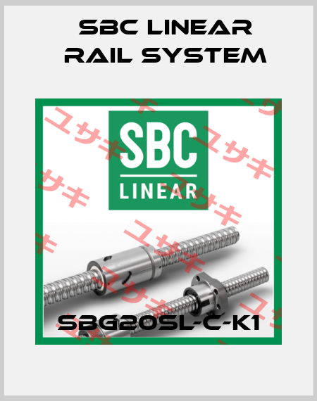 SBG20SL-C-K1 SBC Linear Rail System