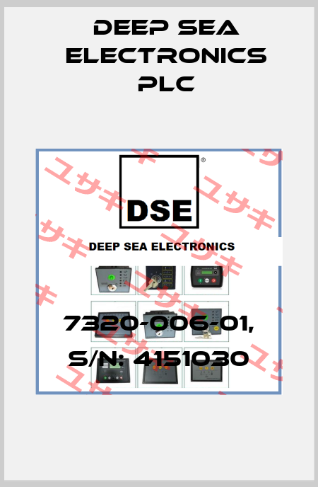7320-006-01, S/N: 4151030 DEEP SEA ELECTRONICS PLC
