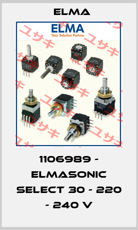 1106989 - Elmasonic Select 30 - 220 - 240 V Elma