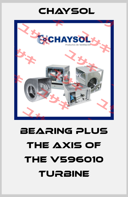 bearing plus the axis of the V596010 turbine Chaysol