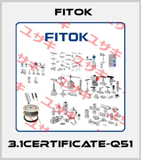 3.1CERTIFICATE-Q51 Fitok