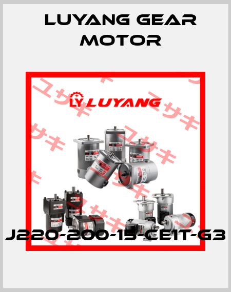 J220-200-15-CE1T-G3 Luyang Gear Motor