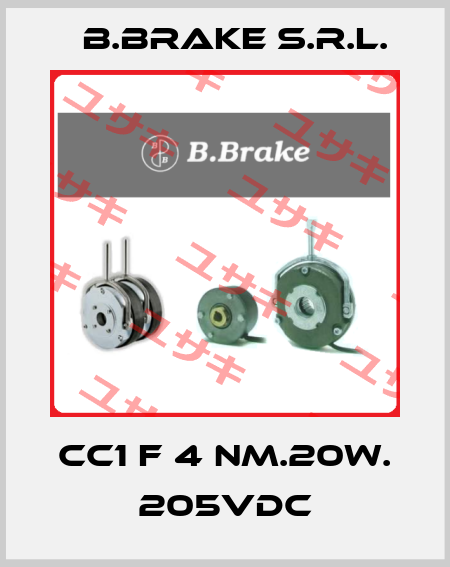 CC1 F 4 Nm.20W. 205VDC B.Brake s.r.l.