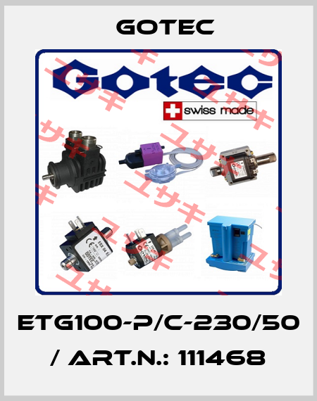 ETG100-P/C-230/50 / Art.N.: 111468 Gotec