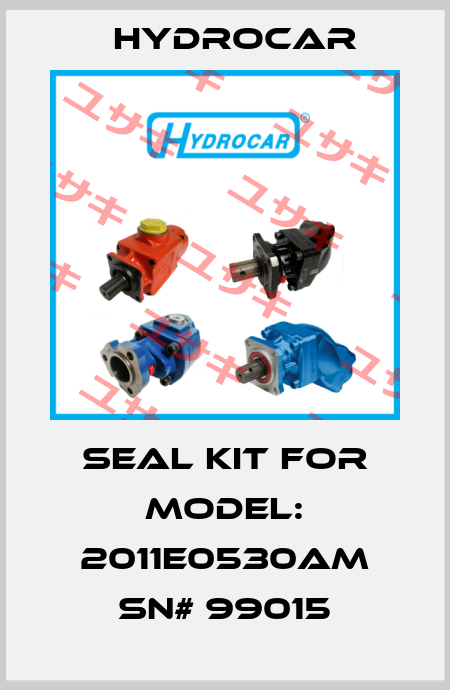 Seal Kit for Model: 2011E0530AM SN# 99015 Hydrocar