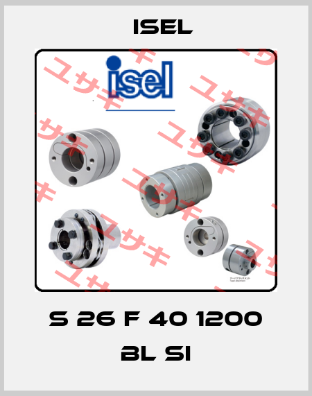 S 26 F 40 1200 BL SI ISEL