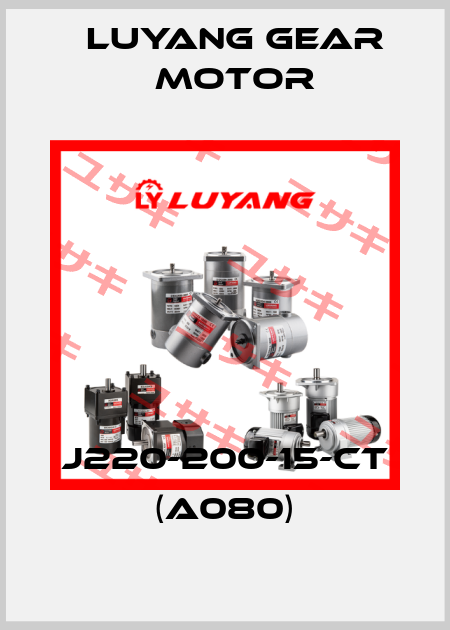 J220-200-15-CT (A080) Luyang Gear Motor