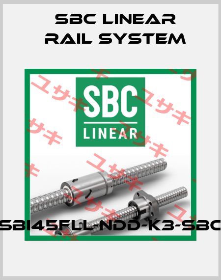 SBI45FLL-NDD-K3-SBC SBC Linear Rail System
