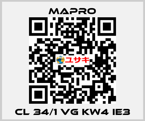 CL 34/1 VG kW4 IE3 Mapro