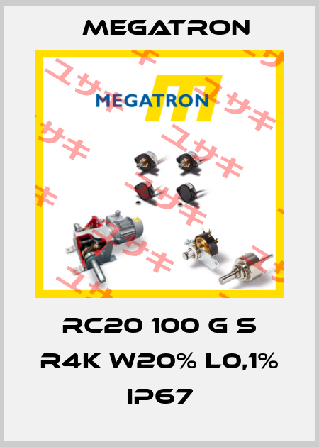 RC20 100 G S R4K W20% L0,1% IP67 Megatron