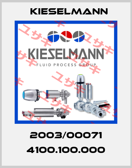 2003/00071 4100.100.000 Kieselmann