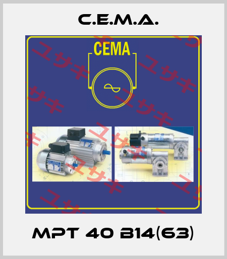 MPT 40 B14(63) C.E.M.A.