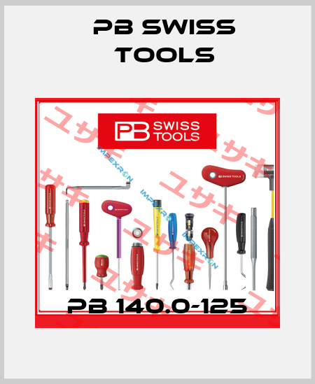 PB 140.0-125 PB Swiss Tools