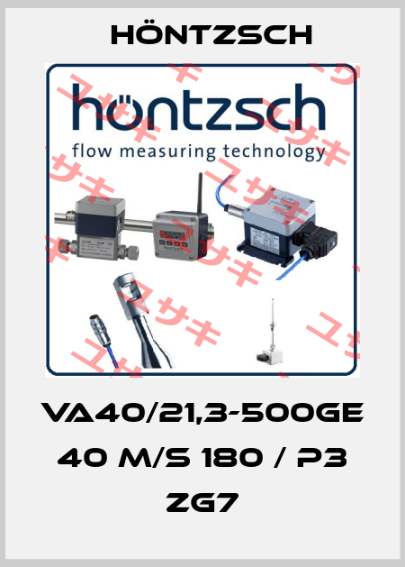 VA40/21,3-500GE 40 m/s 180 / p3 ZG7 Höntzsch