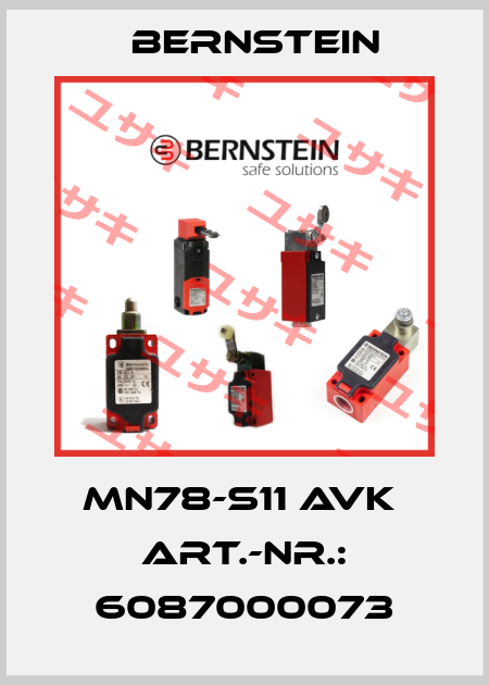 MN78-S11 AVK  Art.-Nr.: 6087000073 Bernstein