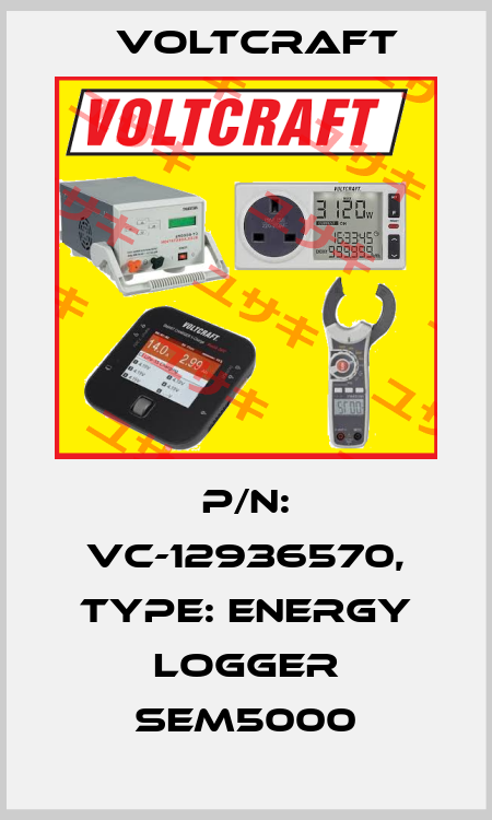P/N: VC-12936570, Type: Energy logger SEM5000 Voltcraft