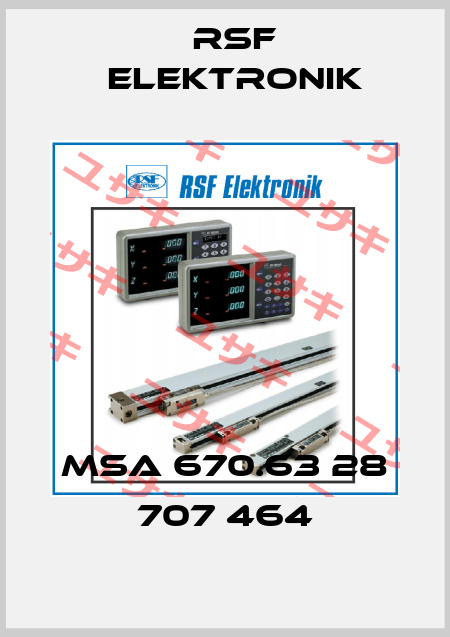 MSA 670.63 28 707 464 Rsf Elektronik