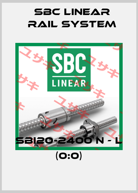 SBI20-2400 N - L (0:0) SBC Linear Rail System