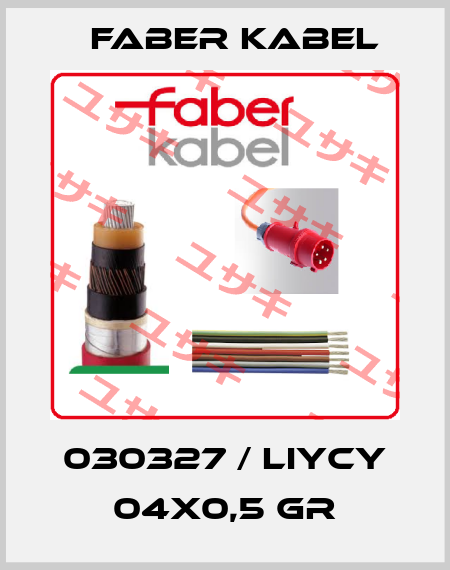 030327 / LiYCY 04X0,5 GR Faber Kabel