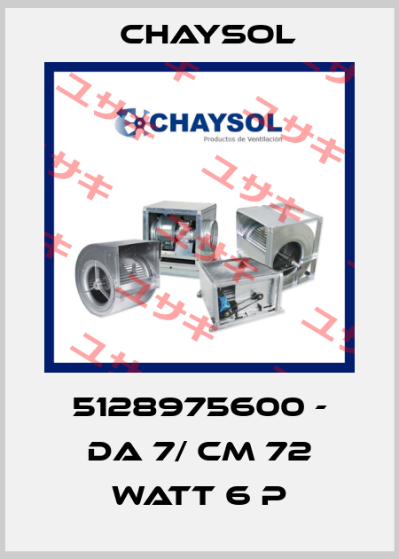 5128975600 - DA 7/ CM 72 Watt 6 P Chaysol