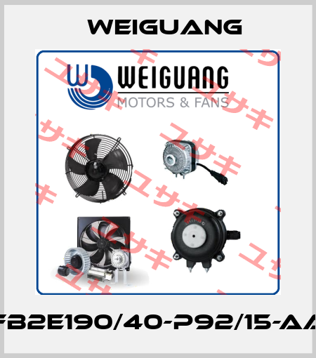 LXFB2E190/40-P92/15-AA03 Weiguang