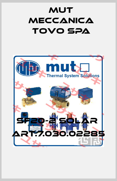 SF20-2 SOLAR  Art.7.030.02285 Mut Meccanica Tovo SpA
