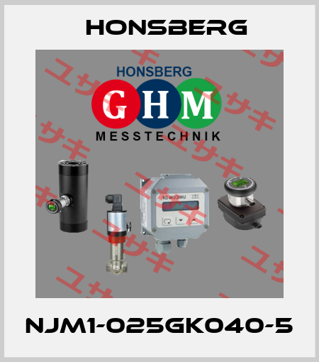 NJM1-025GK040-5 Honsberg