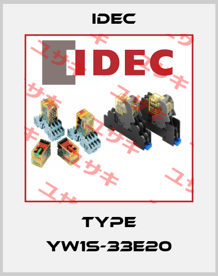 Type YW1S-33E20 Idec