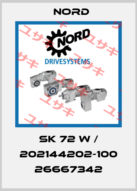 SK 72 W / 202144202-100 26667342 Nord