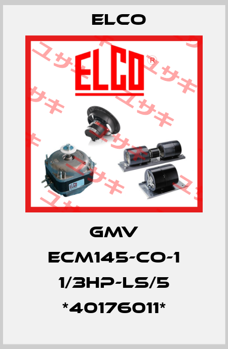 GMV ECM145-CO-1 1/3HP-LS/5 *40176011* Elco