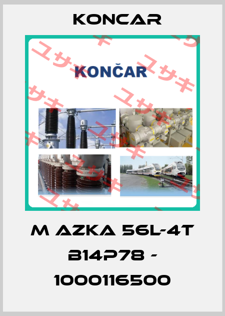 M AZKA 56L-4T B14P78 - 1000116500 Koncar