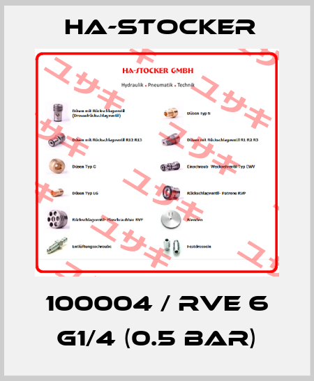 100004 / RVE 6 G1/4 (0.5 bar) HA-Stocker 