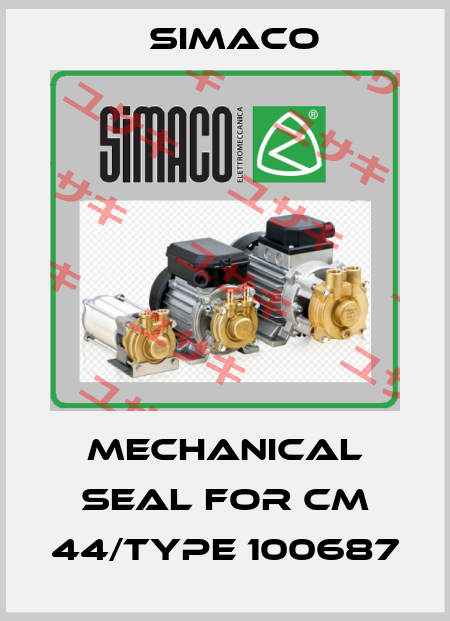 mechanical seal for Cm 44/type 100687 Simaco