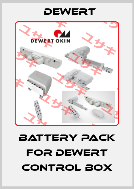 Battery pack for Dewert control box DEWERT