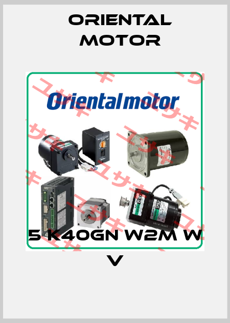 5 K40GN W2M W V Oriental Motor
