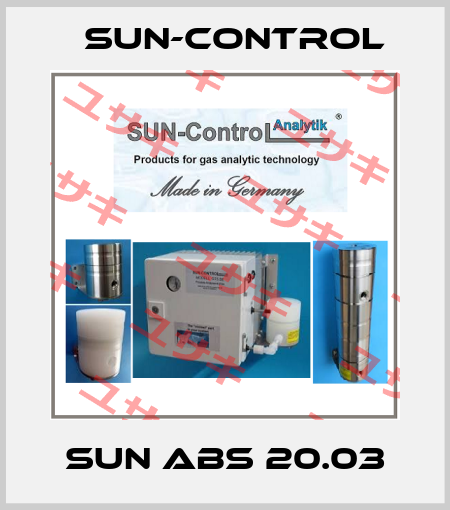 SUN ABS 20.03 SUN-Control